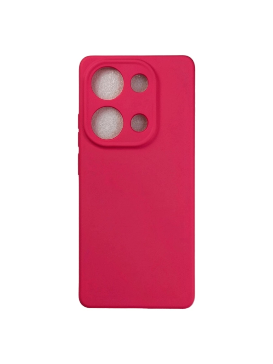 Плотный силиконовый чехол Soft-touch для Xiaomi Redmi Note 13 Pro (4G)|Poco M6 Pro ярко-розовый Плотный силиконовый чехол Soft-touch для Xiaomi Redmi Note 13 Pro (4G)|Poco M6 Pro ярко-розовый — изображение 1