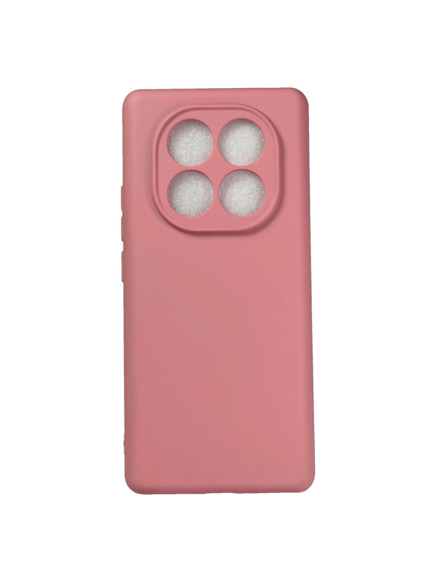 Плотный силиконовый чехол Soft-touch для Xiaomi Redmi Note 14 Pro (4G) нежно-розовый Плотный силиконовый чехол Soft-touch для Xiaomi Redmi Note 14 Pro (4G) нежно-розовый — изображение 1