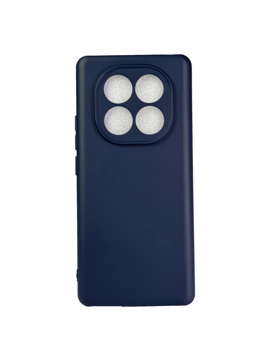 Плотный силиконовый чехол Soft-touch для Xiaomi Redmi Note 14 Pro (4G) темно-синий Плотный силиконовый чехол Soft-touch для Xiaomi Redmi Note 14 Pro (4G) темно-синий — изображение 1