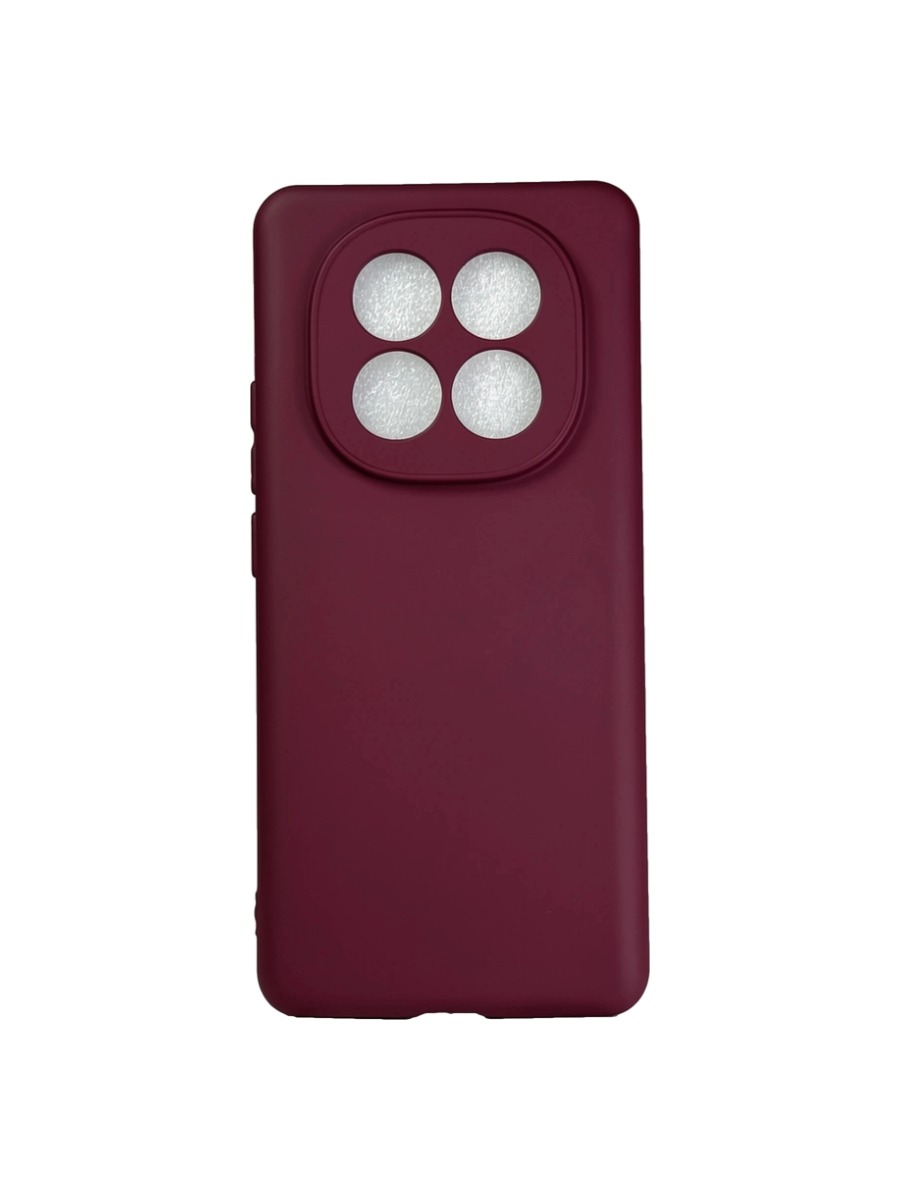 Плотный силиконовый чехол Soft-touch для Xiaomi Redmi Note 15 (4G) бордовый Плотный силиконовый чехол Soft-touch для Xiaomi Redmi Note 15 (4G) бордовый — изображение 1