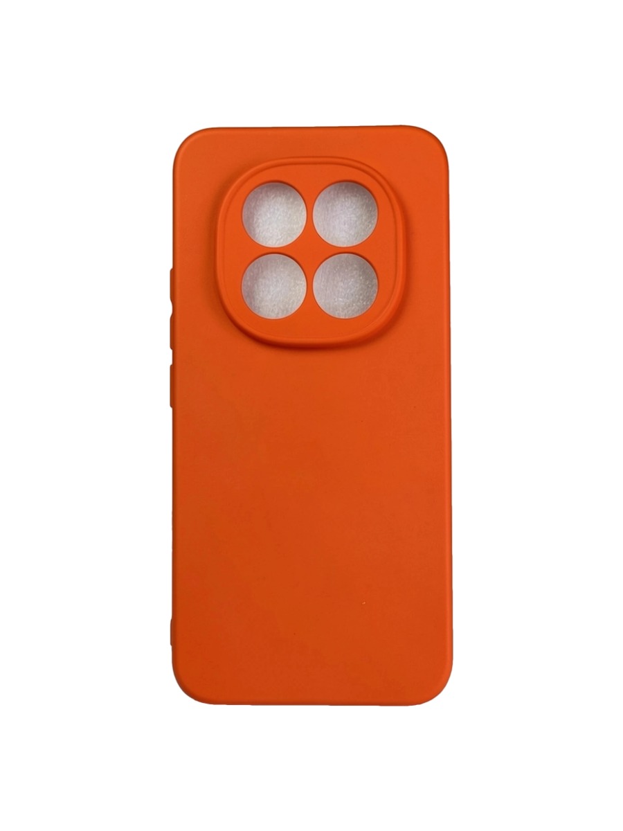 Плотный силиконовый чехол Soft-touch для Xiaomi Redmi Note 15 Pro Plus оранжевый Плотный силиконовый чехол Soft-touch для Xiaomi Redmi Note 15 Pro Plus оранжевый — изображение 1