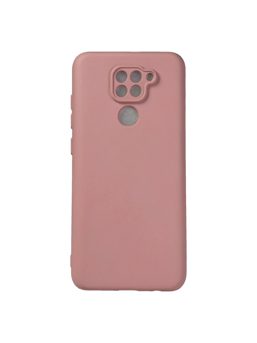 Плотный силиконовый чехол Soft-touch для Xiaomi Redmi Note 9 нежно-розовый Плотный силиконовый чехол Soft-touch для Xiaomi Redmi Note 9 нежно-розовый — изображение 1