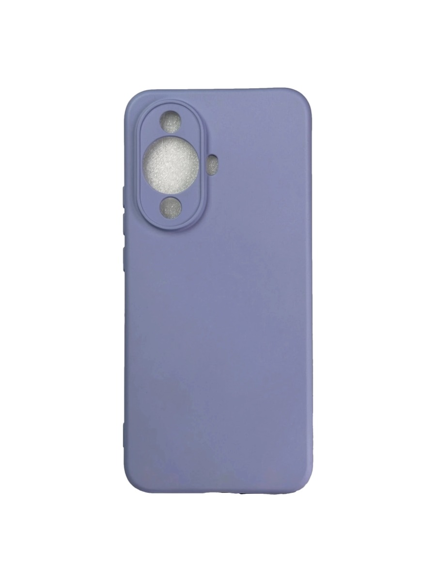 Плотный силиконовый чехол Soft-touch для Huawei Nova 11 Pro сиреневый Плотный силиконовый чехол Soft-touch для Huawei Nova 11 Pro сиреневый — изображение 1