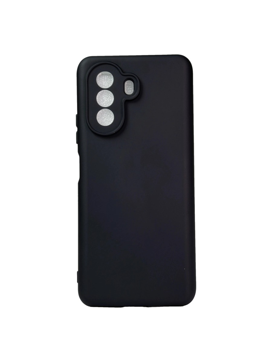 Плотный силиконовый чехол Soft-touch для Huawei Nova Y70 черный Плотный силиконовый чехол Soft-touch для Huawei Nova Y70 черный — изображение 1