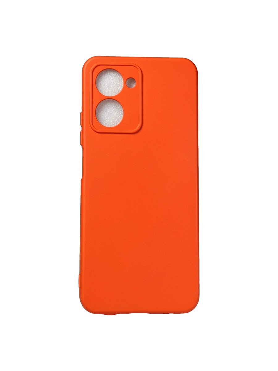 Плотный силиконовый чехол Soft-touch для Realme C33 оранжевый.jpg Плотный силиконовый чехол Soft-touch для Realme C33 оранжевый — изображение 1