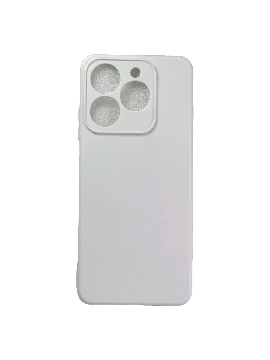 Плотный силиконовый чехол Soft-touch для Realme C63 белый Плотный силиконовый чехол Soft-touch для Realme C63 белый — изображение 1