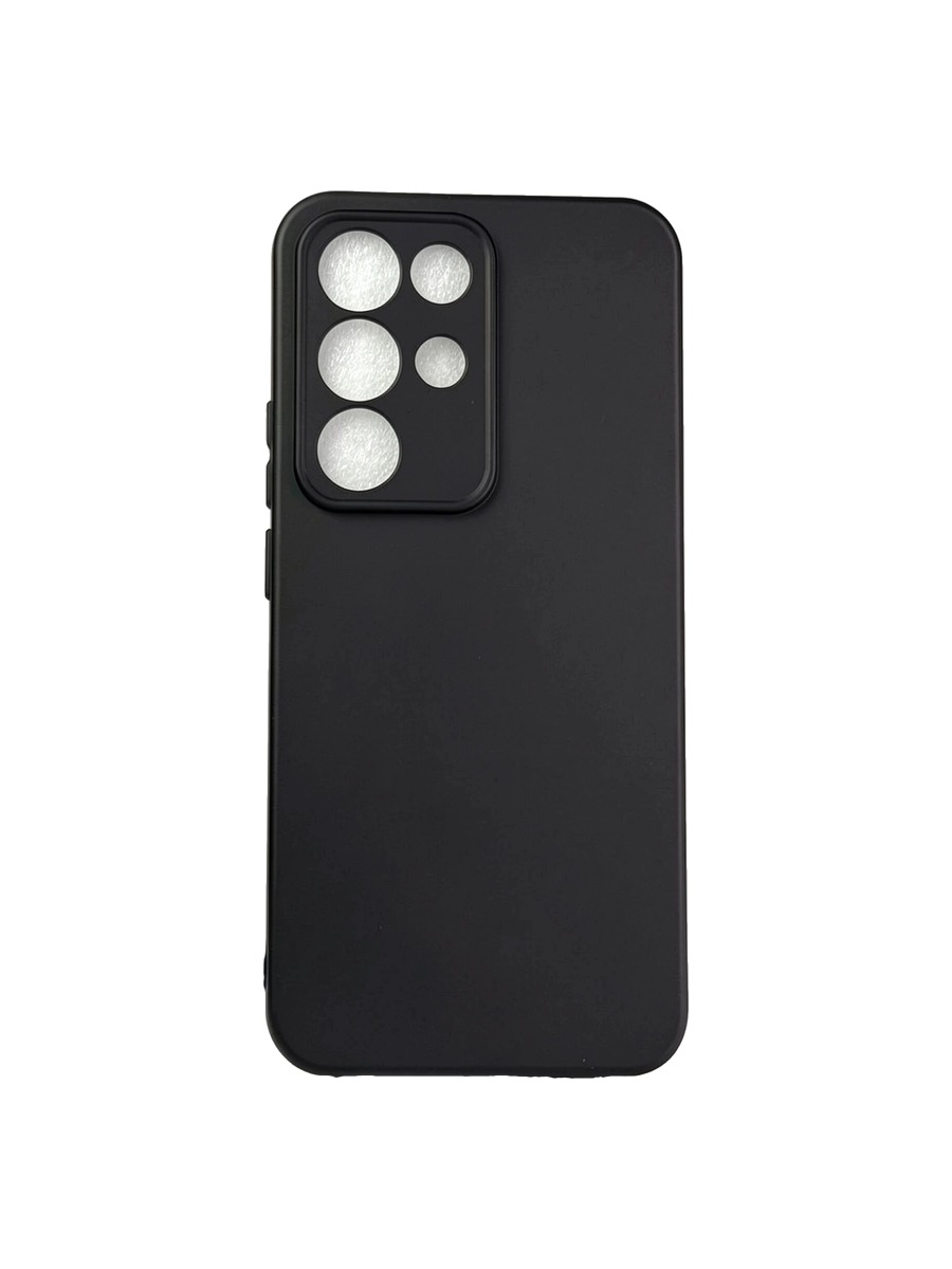 Плотный силиконовый чехол Soft-touch для Realme C85 Pro черный Плотный силиконовый чехол Soft-touch для Realme C85 Pro черный — изображение 1