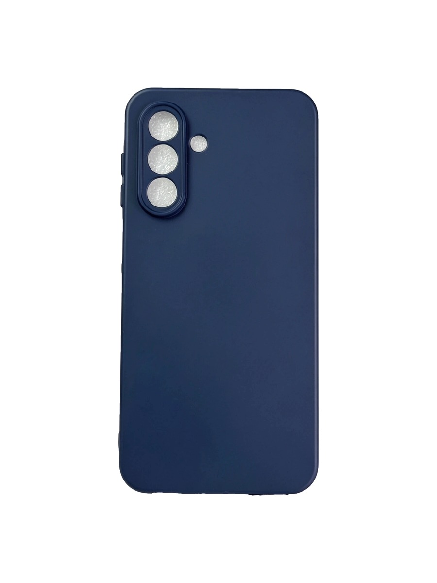 Плотный силиконовый чехол Soft-touch для Samsung Galaxy A17 темно-синий Плотный силиконовый чехол Soft-touch для Samsung Galaxy A57 темно-синий — изображение 1