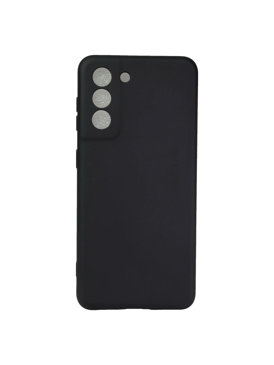 Плотный силиконовый чехол Soft-touch для Samsung Galaxy S21 черный Плотный силиконовый чехол Soft-touch для Samsung Galaxy S21 черный — изображение 1