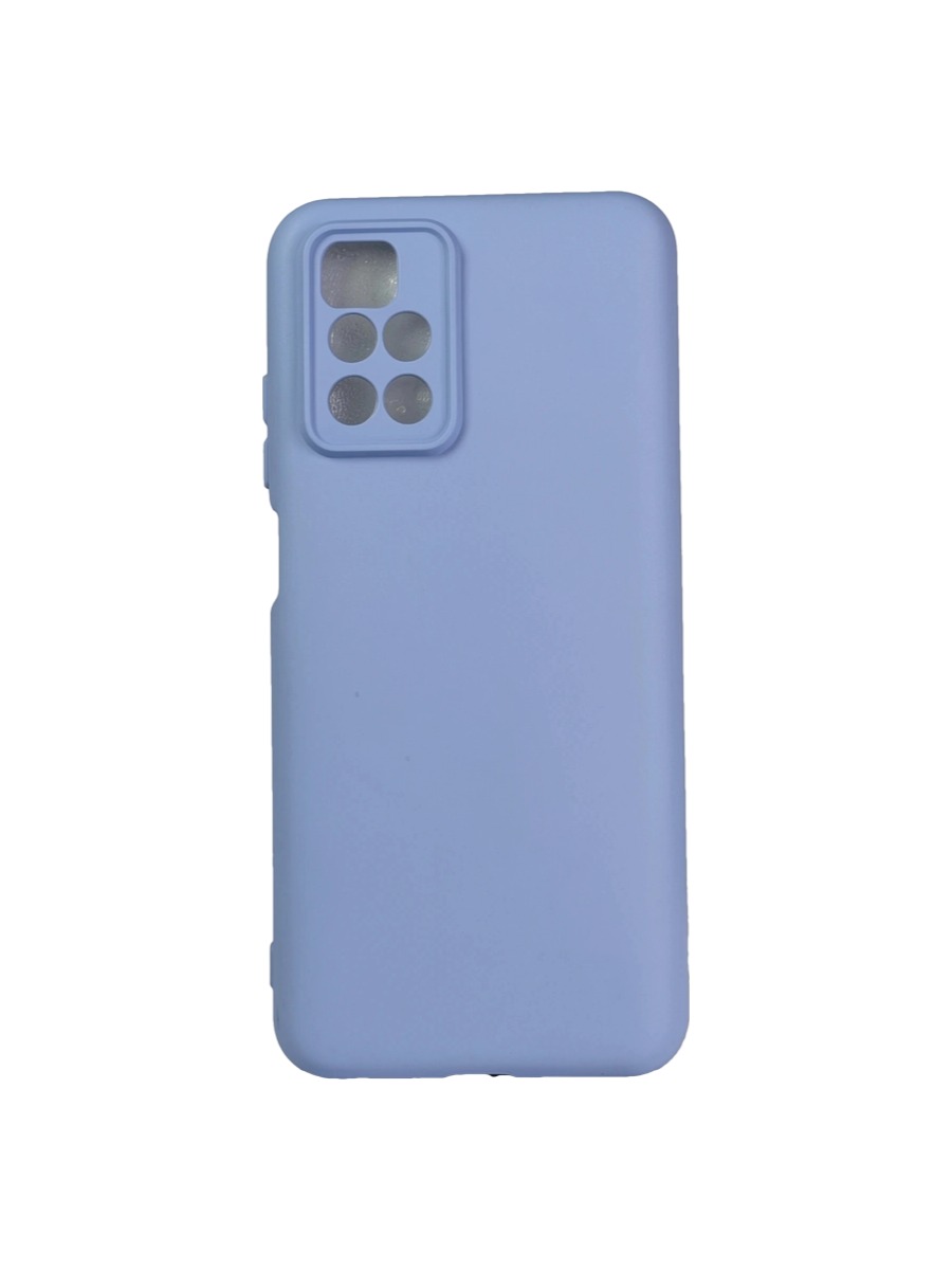 Плотный силиконовый чехол Soft-touch для Xiaomi Redmi 10 светло-голубой Плотный силиконовый чехол Soft-touch для Xiaomi Redmi 10 светло-голубой — изображение 1