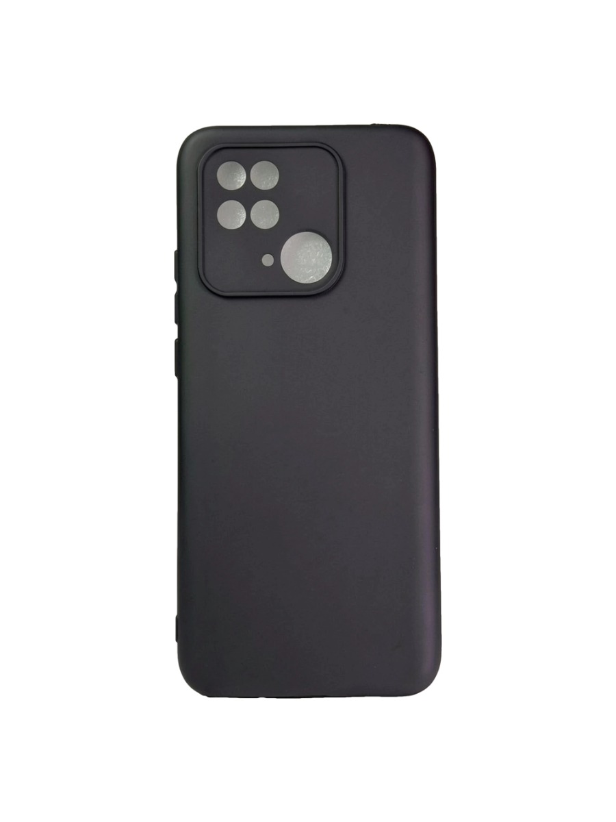 Плотный силиконовый чехол Soft-touch для Xiaomi Redmi 10C серый Плотный силиконовый чехол Soft-touch для Xiaomi Redmi 10C серый — изображение 1