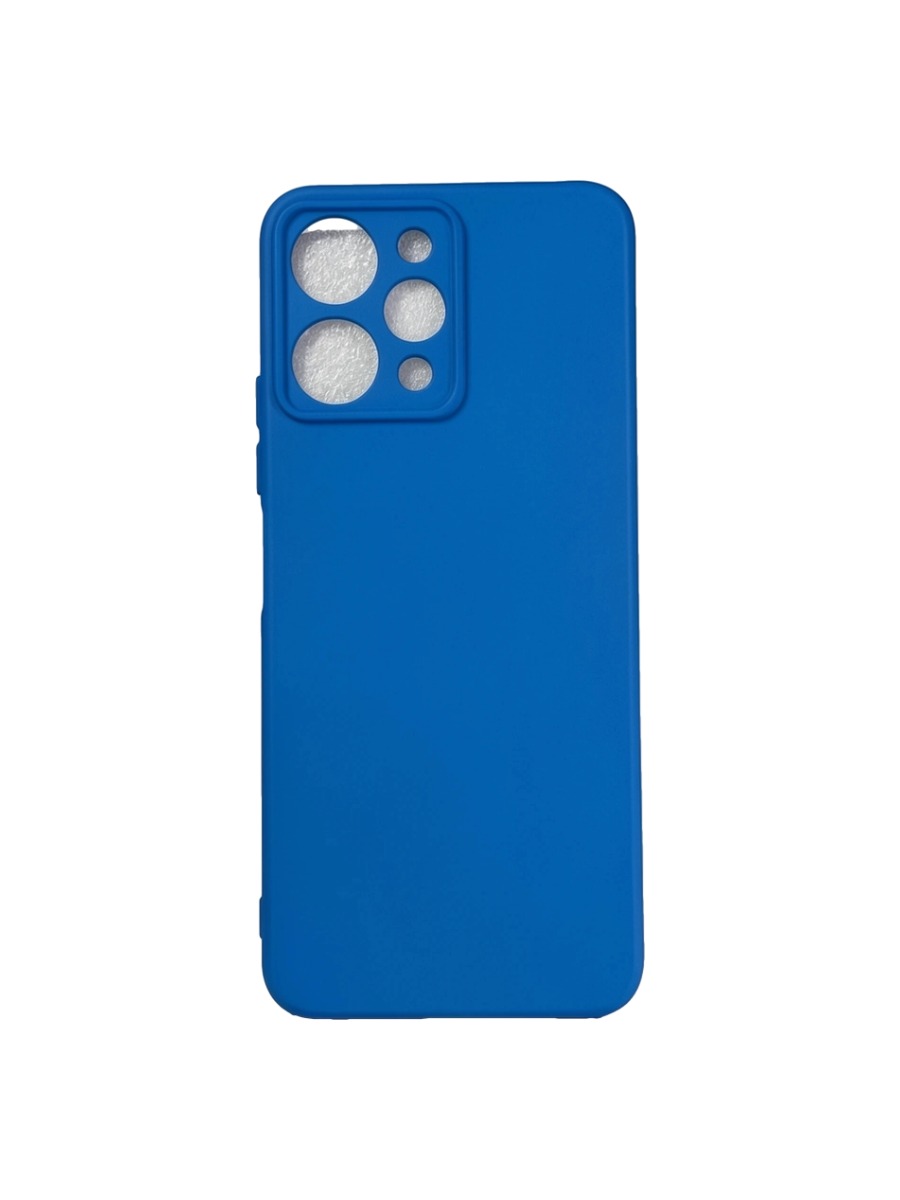 Плотный силиконовый чехол Soft-touch для Xiaomi Redmi 12 голубой Плотный силиконовый чехол Soft-touch для Xiaomi Redmi 12 голубой — изображение 1
