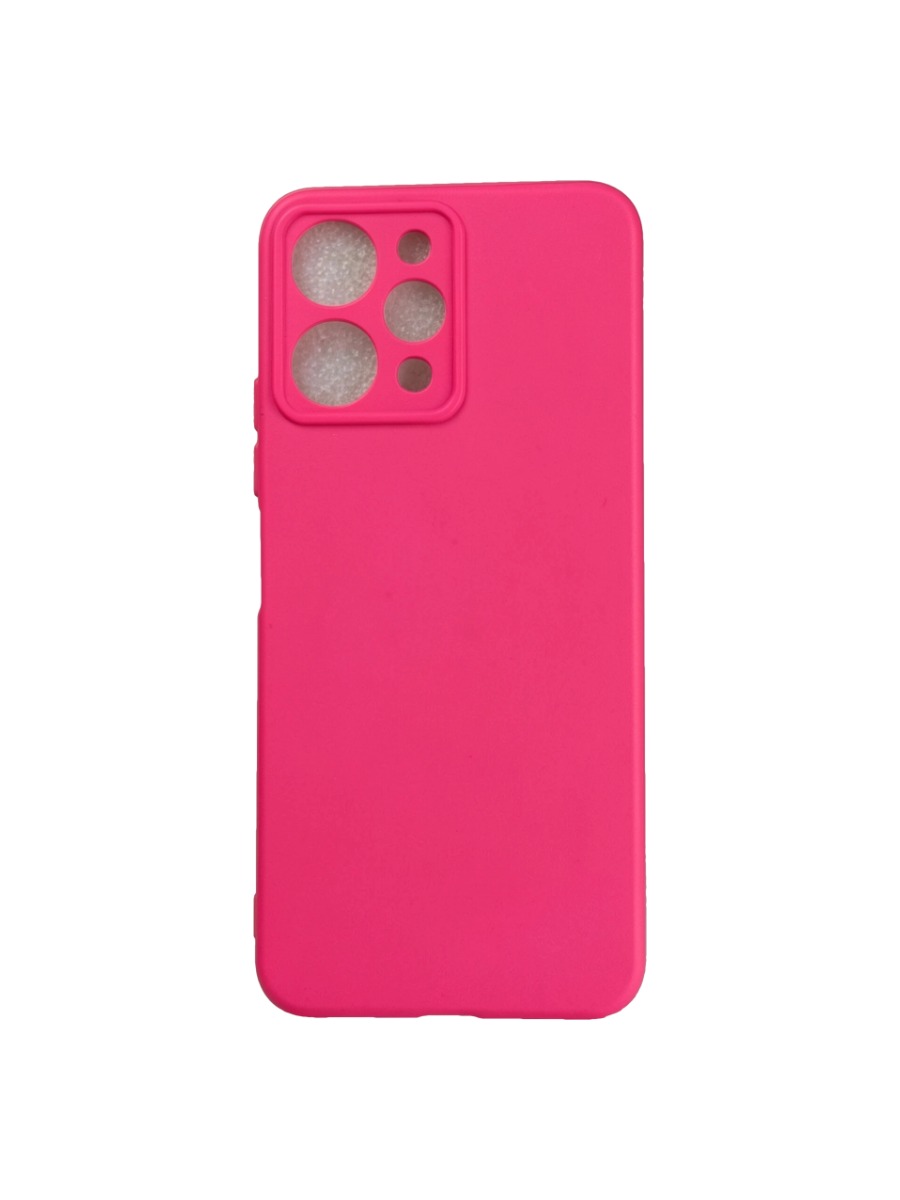 Плотный силиконовый чехол Soft-touch для Xiaomi Redmi 12 ярко-розовый Плотный силиконовый чехол Soft-touch для Xiaomi Redmi 12 ярко-розовый — изображение 1