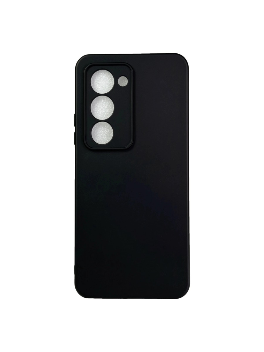 Плотный силиконовый чехол Soft-touch для Xiaomi Redmi 15 черный Плотный силиконовый чехол Soft-touch для Xiaomi Redmi 15 черный — изображение 1