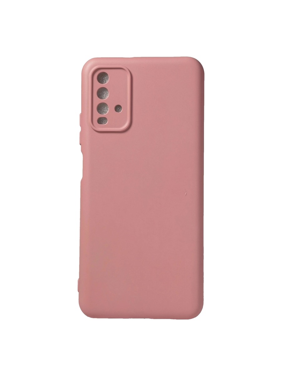 Плотный силиконовый чехол Soft-touch для Xiaomi Redmi 9T нежно-розовый Плотный силиконовый чехол Soft-touch для Xiaomi Redmi 9T нежно-розовый — изображение 1