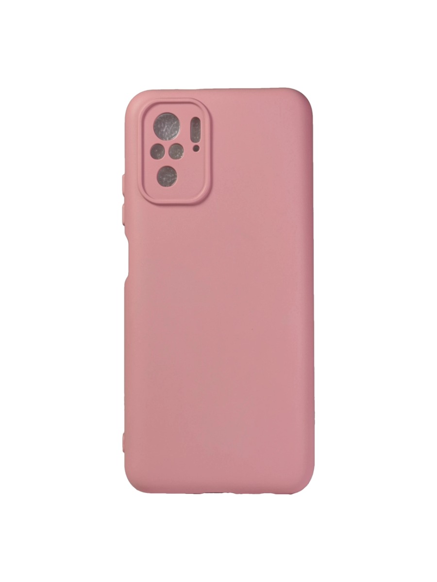 Плотный силиконовый чехол Soft-touch для Xiaomi Redmi Note 10 (4G):Poco M5S нежно-розовый Плотный силиконовый чехол Soft-touch для Xiaomi Redmi Note 10 (4G)/Poco M5S нежно-розовый — изображение 1