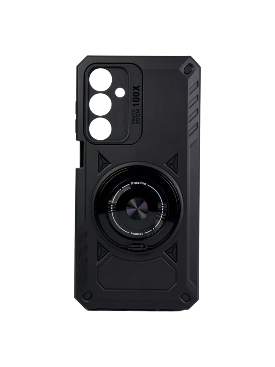 Противоударный чехол с магнитом и кольцом Protection Tecno Spark 40 Pro Plus черный Противоударный чехол с магнитом и кольцом Protection Tecno Spark 40 Pro Plus черный — изображение 1